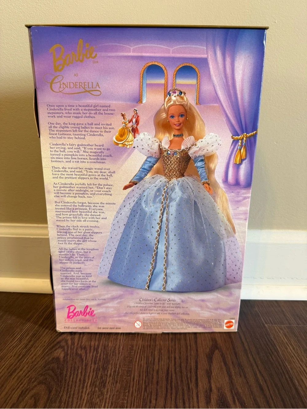 Vintage 1996 Barbie as Cinderella Doll Collector Series NRFB 16900